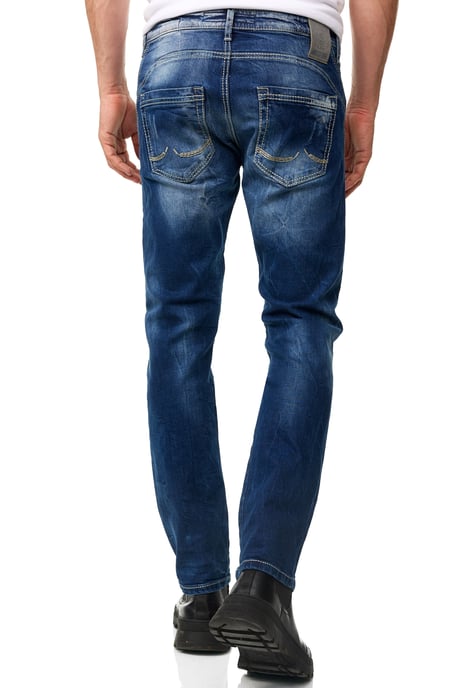 Jeans Hose "YAMATO" Slim Fit Streetwear Cotton-Stretch - Image 5