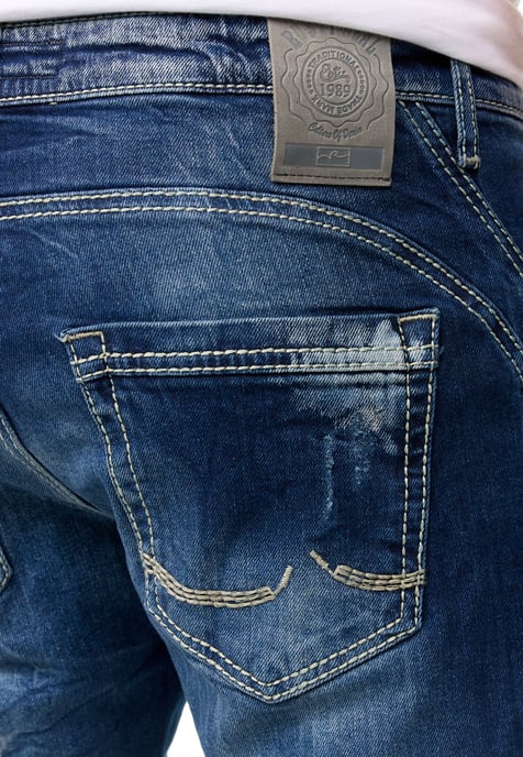 Jeans Hose "YAMATO" Slim Fit Streetwear Cotton-Stretch - Image 6