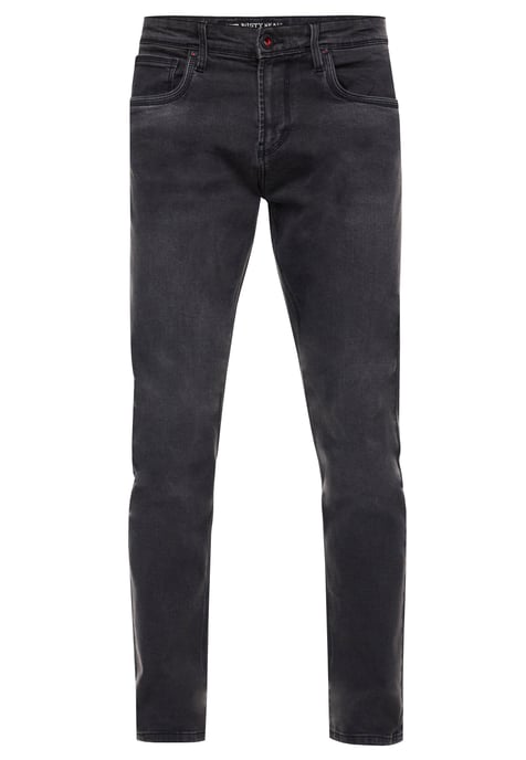 Anthrazit Used Jeans Hose "MELVIN" Slim Fit Cotton-Stretch - Image 1