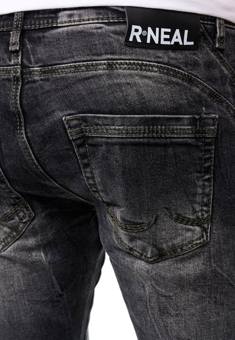 Jeans Hose "YAMATO" Slim Fit Streetwear Cotton-Stretch - Image 6