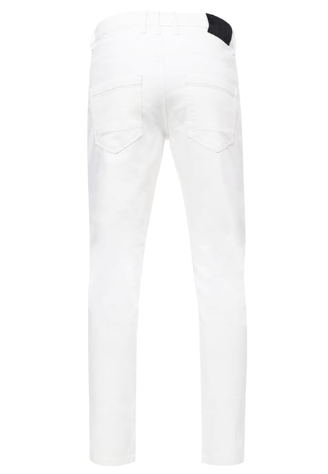 White Denim Jeans Hose "MELVIN" Slim Fit Cotton-Stretch - Image 2