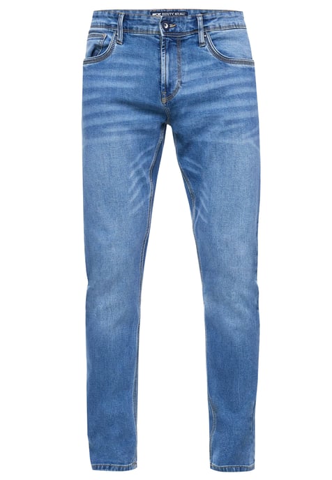 Blue Used Jeans Hose "MELVIN" Slim Fit Cotton-Stretch - Image 1