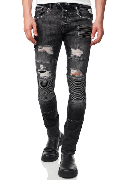 Jeans Hose "MISATO" Slim Fit (THE FULLY LOADED) - Image 4