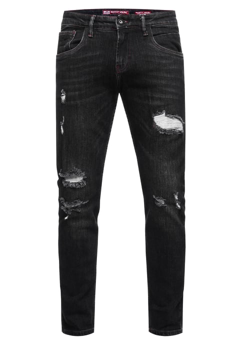 Jeans Hose "TORI" Slim Fit Destroyed Denim - Image 1