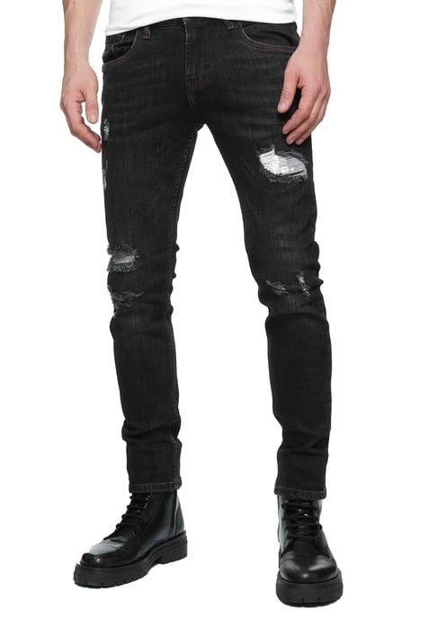 Jeans Hose "TORI" Slim Fit Destroyed Denim - Image 4