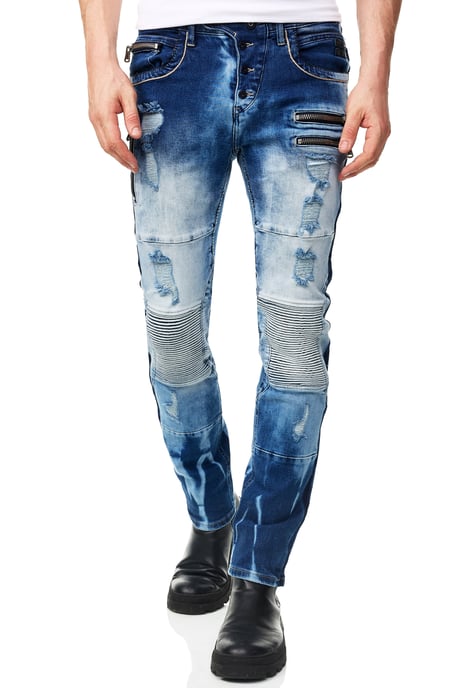Jeans Hose "MISATO" Slim Fit (THE FULLY LOADED) - Image 4