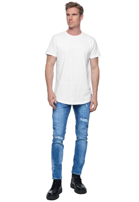 Jeans Hose "TORI" Slim Fit Destroyed Denim - Image 3