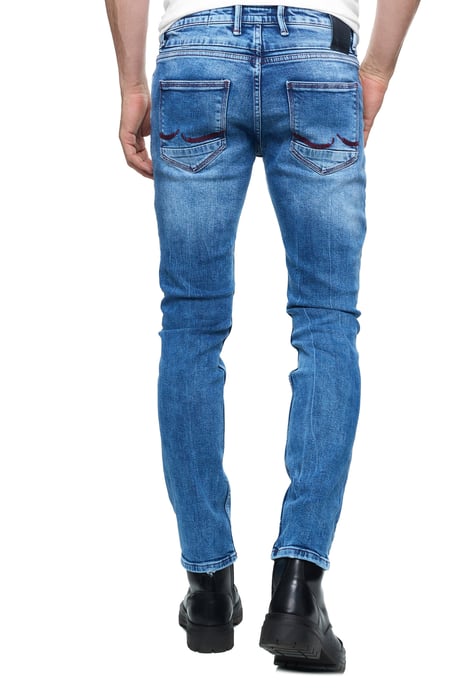 Jeans Hose "TORI" Slim Fit Destroyed Denim - Image 5