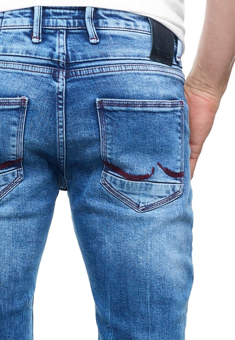 Jeans Hose "TORI" Slim Fit Destroyed Denim - Image 6