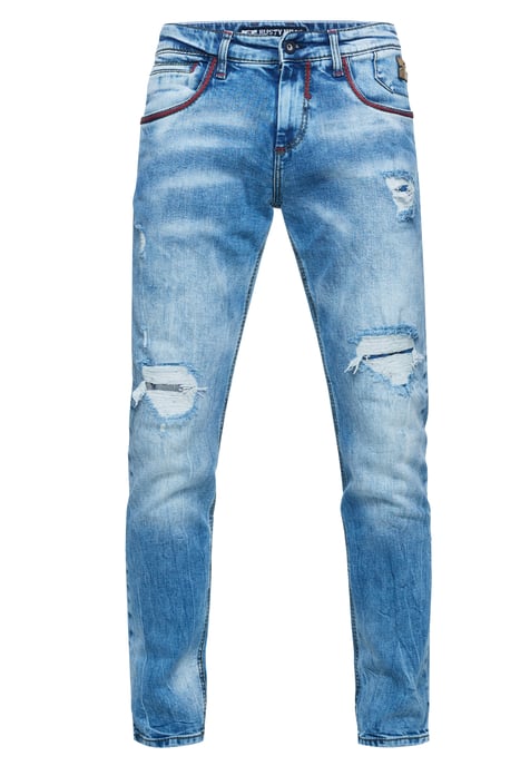 Jeans Hose "MINO" Slim Fit Stretch Destroyed-Pants - Image 1