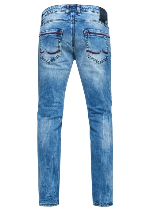 Jeans Hose "MINO" Slim Fit Stretch Destroyed-Pants - Image 2