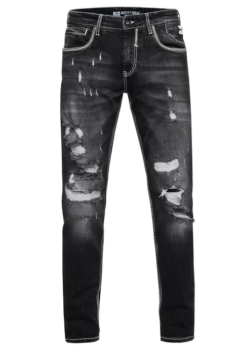 Jeans Hose "MINO" Slim Fit Stretch Destroyed-Pants - Image 1