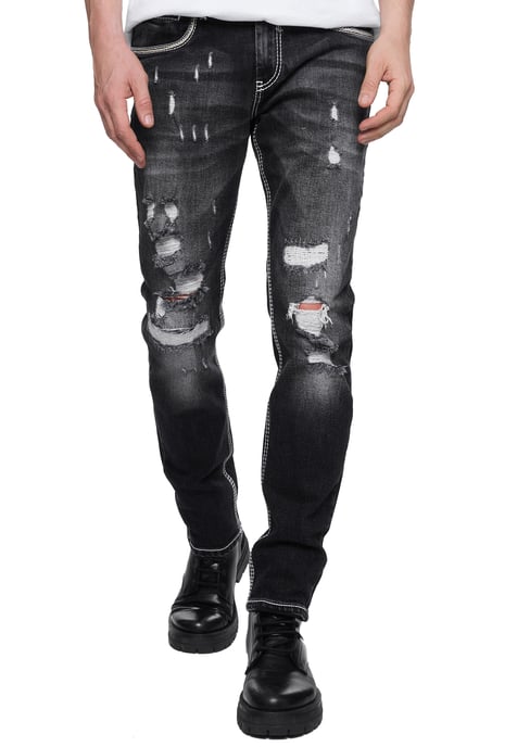 Jeans Hose "MINO" Slim Fit Stretch Destroyed-Pants - Image 4