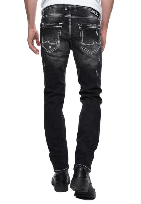 Jeans Hose "MINO" Slim Fit Stretch Destroyed-Pants - Image 5