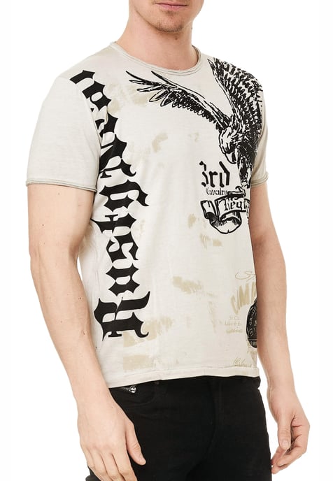 T-Shirt Verwaschen American Eagle Print - Image 4