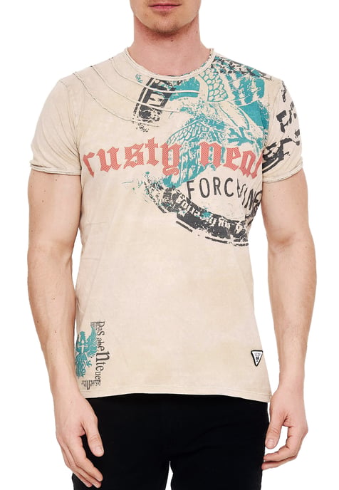 Verwaschenes T-Shirt mit Eagle-Print - Image 3