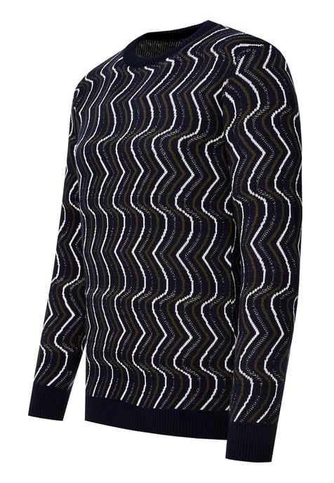 80er-Design Feinstrick Rundhals-Pullover - Image 2
