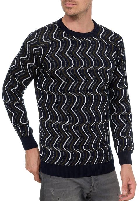 80er-Design Feinstrick Rundhals-Pullover - Image 4