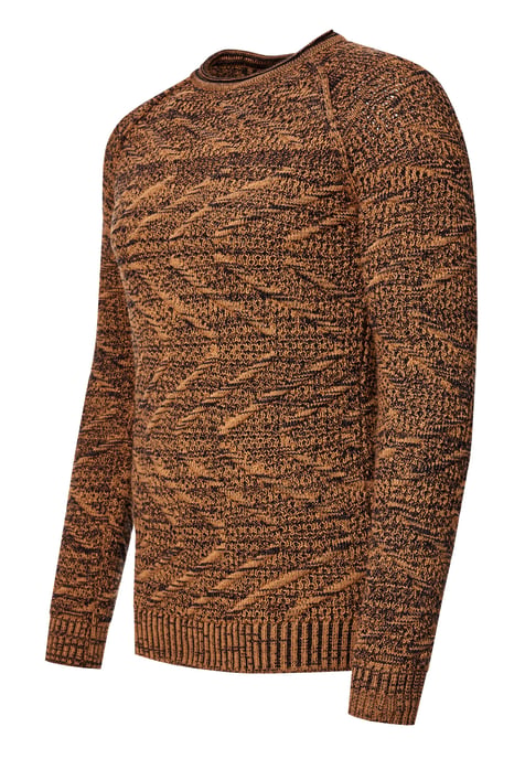 Strick mit Muster Rundhals-Pullover - Image 2