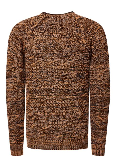 Strick mit Muster Rundhals-Pullover - Image 3
