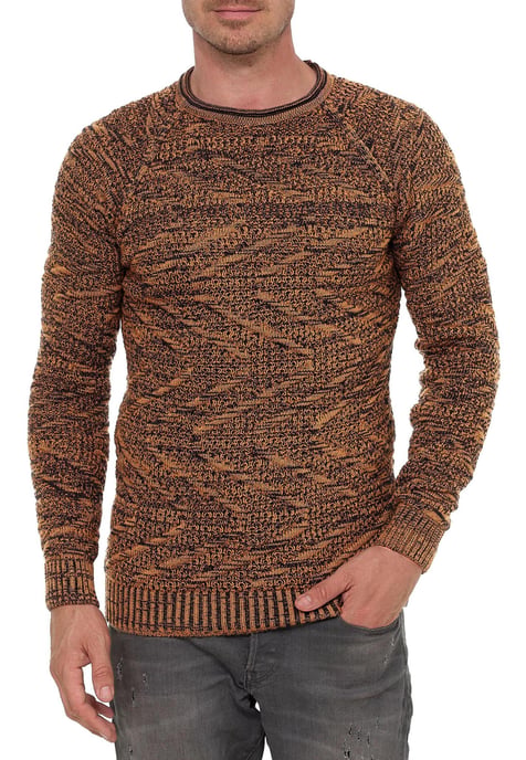 Strick mit Muster Rundhals-Pullover - Image 4