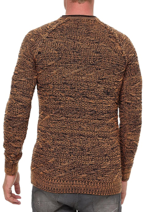 Strick mit Muster Rundhals-Pullover - Image 5
