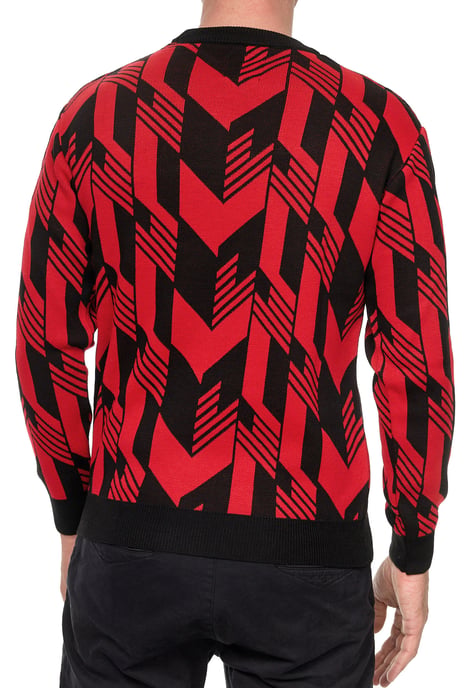 Kontrast Feinstrick Rundhals-Pullover - Image 5