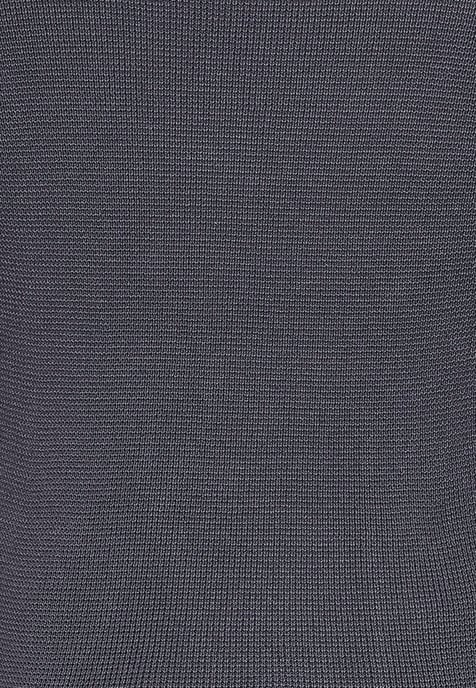 Slim Fit Feinstrick Biker Rundhals-Pullover - Image 5