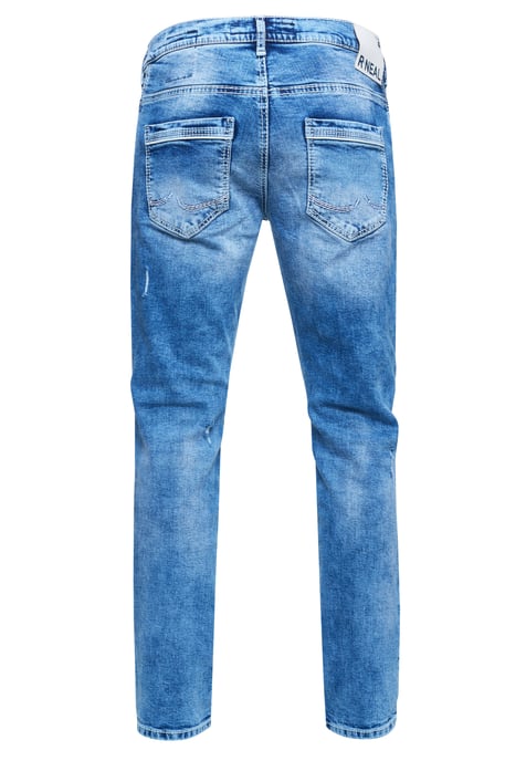 Jeans Hose "NISHO" Straight-Fit Biker Cotton-Stretch - Image 2