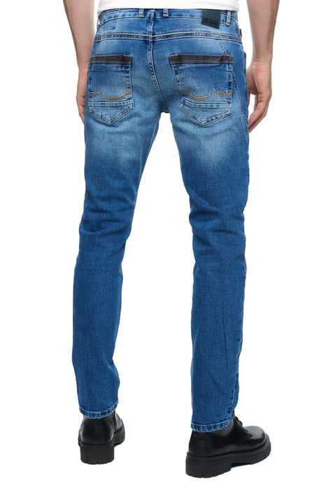 Jeans Hose "YOKOTE" Straight Fit Stone-Washed - Image 5