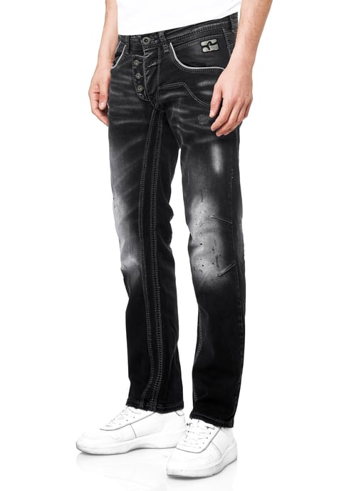 Jeans Hose "RUBEN" Black Used - Image 4