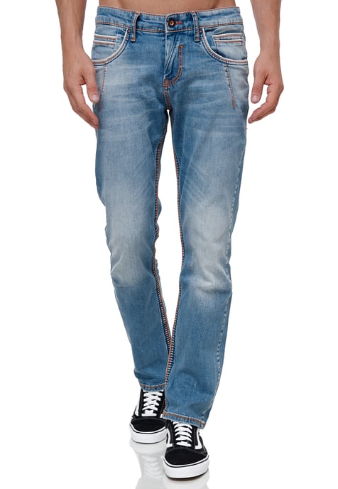 Jeans Hose "NEW YORK" Vintage Blue Used - Image 3