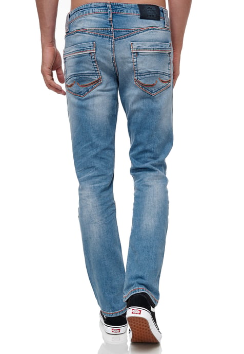 Jeans Hose "NEW YORK" Vintage Blue Used - Image 5