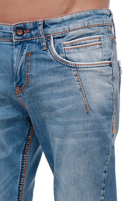 Jeans Hose "NEW YORK" Vintage Blue Used - Image 6