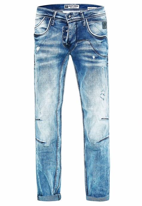Jeans Hose "RUBEN" Ice Washed - Image 1