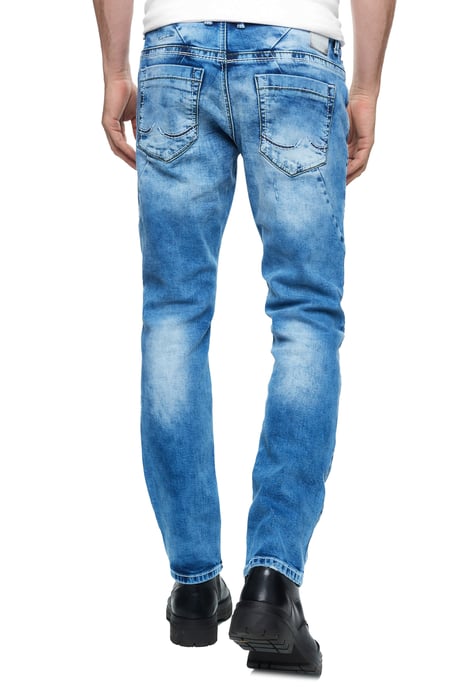 Jeans Hose "ODAR" Destroyed Regular Fit Stretch - Image 5