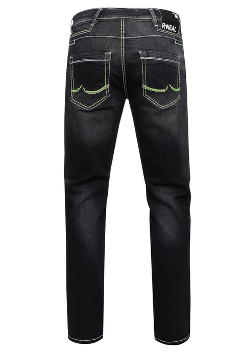 Jeans Hose "TOYAMA" Regular Fit mit Kontrast Naht - Image 2