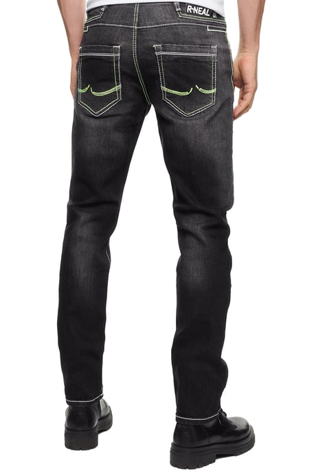 Jeans Hose "TOYAMA" Regular Fit mit Kontrast Naht - Image 5