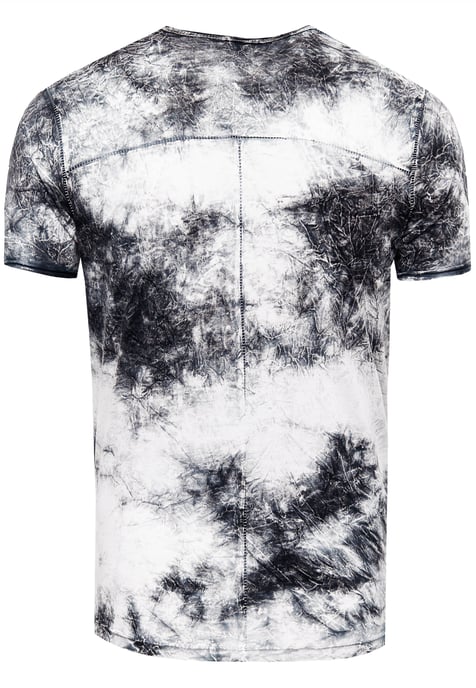 Color Tie Dye Batik T-Shirt mit Logo-Print - Image 2