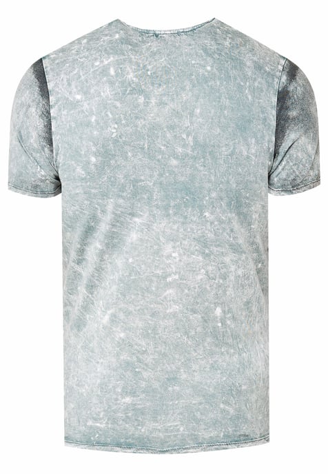 Acid Washed T-Shirt mit Prints - Image 2