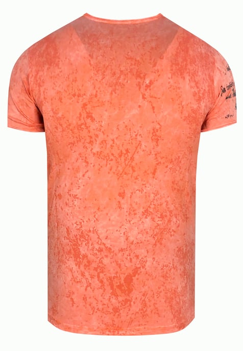 Acid Washed T-Shirt mit Prints - Image 2