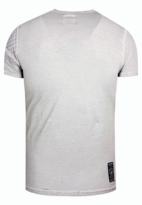 Oil-Washed T-Shirt mit Knopfleiste - Image 2