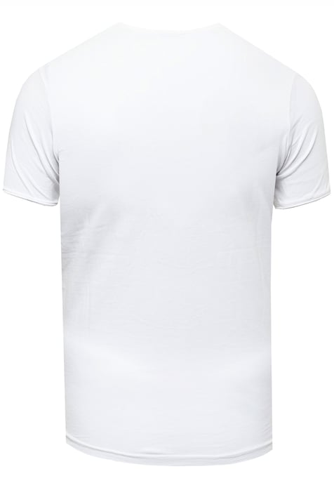 Oil-Washed T-Shirt mit Seitlicher Knopfleiste und Prints - Image 2