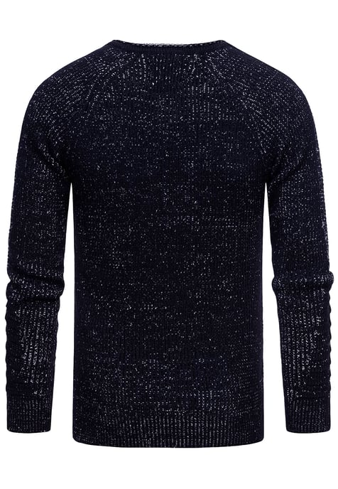 Grobstrick Slim Fit V-Neck-Pullover - Image 2