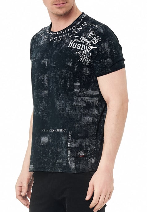 T-Shirt Verwaschen mit Prints - Image 4