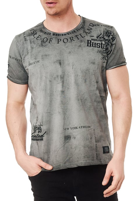 T-Shirt Verwaschen mit Prints - Image 3