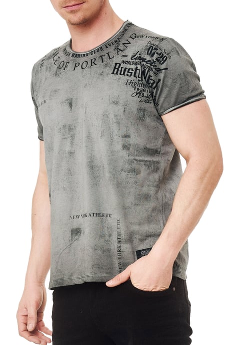 T-Shirt Verwaschen mit Prints - Image 4