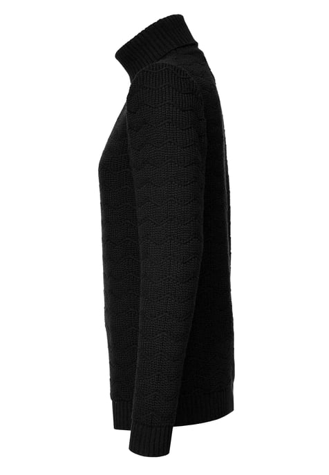 Schwerer Grobstrick Rollkragen-Pullover - Image 2