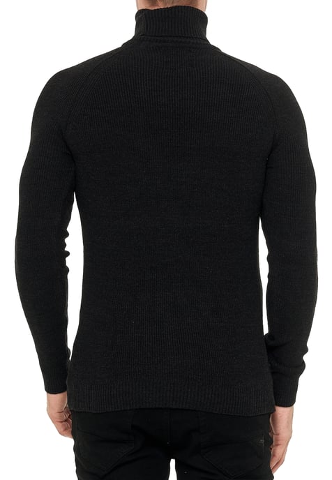 Slim Fit Feinstrick Business Rollkragen-Pullover - Image 4