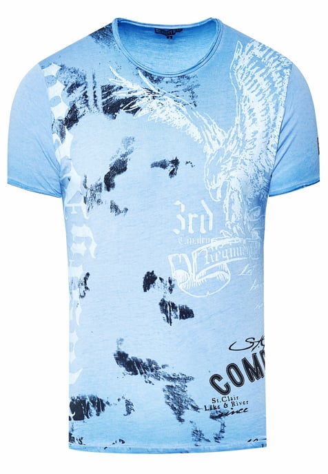 T-Shirt Verwaschen American Eagle Print - Image 1